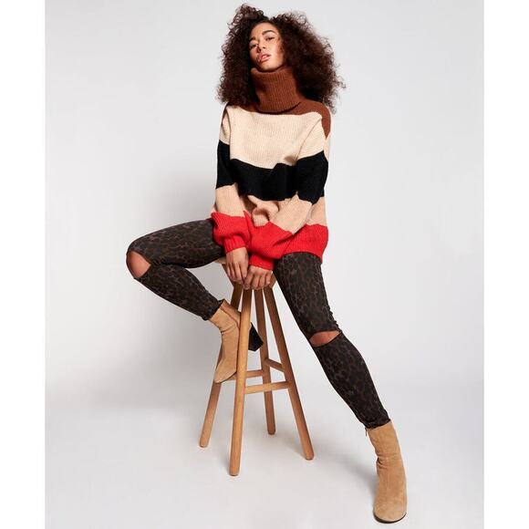 One Teaspoon Free People Freebirds Li High Waist Stretch Skinny Denim Jeans NWT - Picture 1 of 13